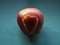 Red apple heart love natural healthy nutritious delicious tasty