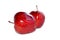 The Red apple isolate on white background