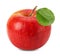 Red apple isolated on the white background