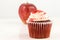 Red apple vs red velvet cupcake