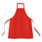 Red apron icon, realistic style