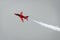 Red Arrow Aeroplane in Flight