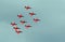 Red arrows formation flying