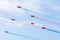 Red Arrows in the Goose formation