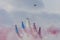 Red Arrows Hawks on their performance