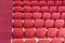 Red auditorium chairs