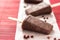 Red azuki beans ice pops