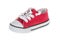 Red baby sneaker, isolated