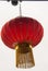 Red balloon lantern outside Qixia Buddhist Temple, Guilin, China
