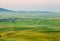 Red barn in beautiful landscape of Palouse, WA