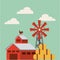 red barn icon