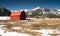 Red Barn Mountain Winter Wallowa Whitman Forest