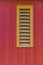 Red Barn Siding Yellow Vent