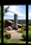 Red barn and silo
