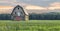 Red Barn under the Red Sky