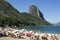 Red Beach Sugarloaf Mountain Rio de Janeiro Brazil