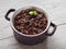 Red Bean Congee. Chinese dish with red beans.