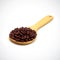 Red Bean For cooking and desserton the White Blackground