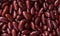 Red bean on texture background - Grains red kidney beans
