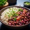 Red Beans and Rice: Slow-Cooked Kidney Beans with Pork and Spices