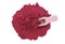 Red beetroot powder and wooden spoon