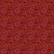 Red and beige organic doodles seamless geometric pattern tile