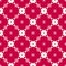 Red and beige seamless pattern with floral shapes, mosaic tiles. Festive holiday design.