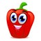 Red Bell Pepper Mascot