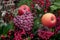 Red Berries Autumn Heart Still Life