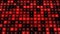 Red binary screen with grid of numbers.