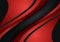 Red and Black abstract curve and wavy background