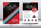 Red and black Annual report template and info graphics elements,cover design,brochure flyer,book,leaflet,vector template