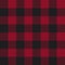 Red and Black Buffalo Check Plaid Seamless Pattern