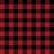 Red and Black Buffalo Plaid Seamless Pattern