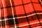 Red and black buffalo plaid seamless pattern. Classic red Scottish gingham pattern texture. Lumberjack background.