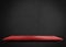 Red on black cement background product display shelf table top copy space background