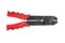 Red and black equipment plastic metal cutter pliers for electric