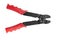 Red and black equipment plastic metal cutter pliers for electric