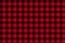 Red Black Lumberjack plaid seamless pattern