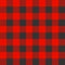 Red and Black Lumberjack plaid seamless pattern. Simple vintage textile design. Seamless vector pattern. Scottish cage. Tartan pla