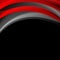 Red and black smooth waves corporate background