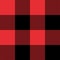 Red and Black Tartan plaid seamless abstract checkered pattern background