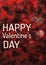 Red and Black Valentine Texture Background Graphic