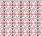 Red, black and white angle pattern