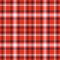 Red black and white tartan seamless vector pattern. Checkered plaid texture. Geometrical square background for fabric