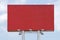 Red blank Billboard for commercial advertise