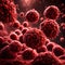 Red blood cells - ai generated image