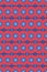 Red and blue circle pattern