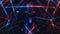 Red and Blue Laser Beams Technology Background