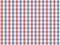 Red and Blue Tablecloth Seamless Gingham Pattern. Two Color Design